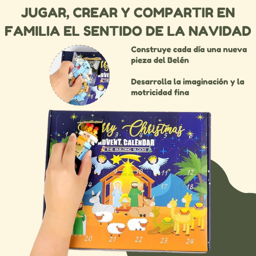 Calendario de Adviento para Construir el Belén