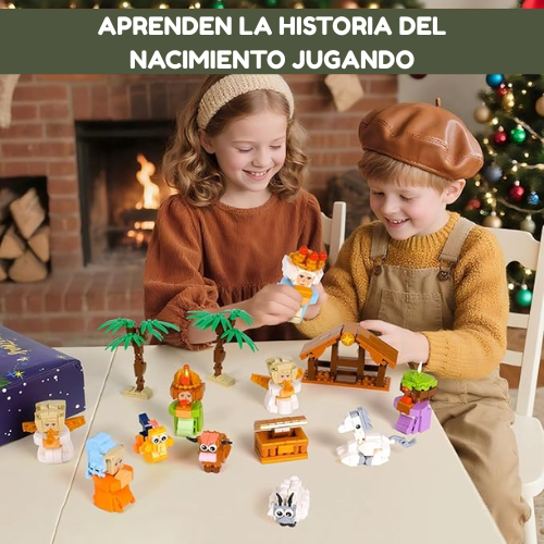 Calendario de Adviento para Construir el Belén